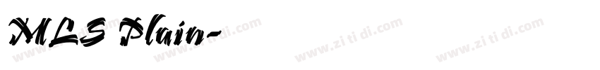 MLS Plain字体转换